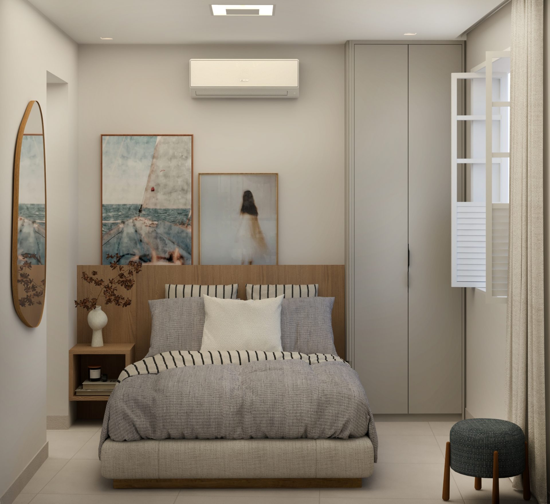 Double Studio Mobiliado em Botafogo | Duetto Bambina
